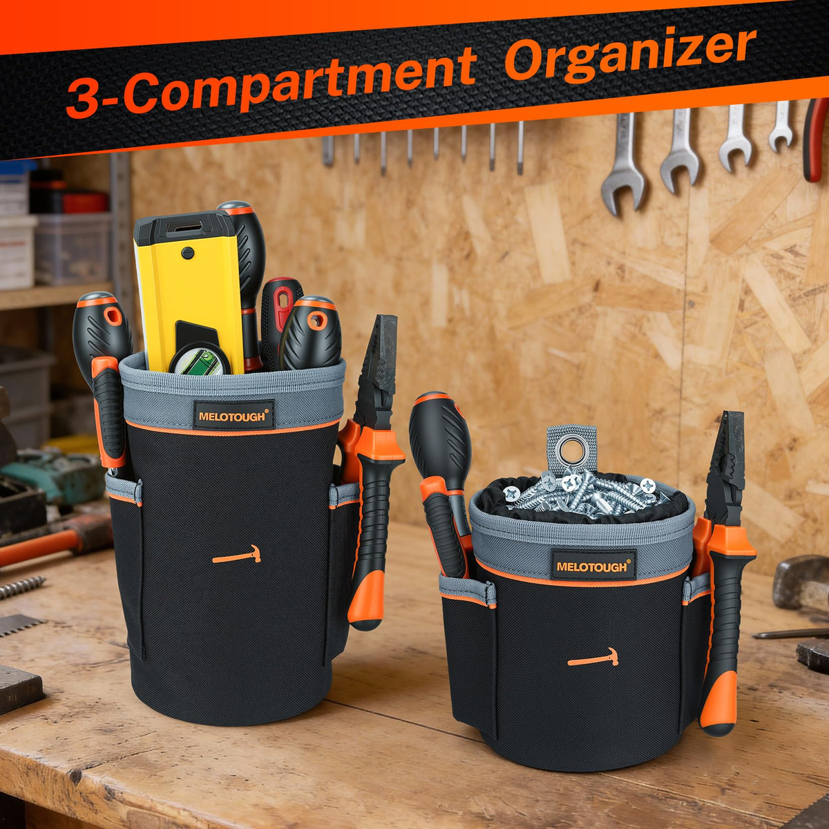 Tool Pouch Multi-Pack 2 Sizes 600D Nylon G724924