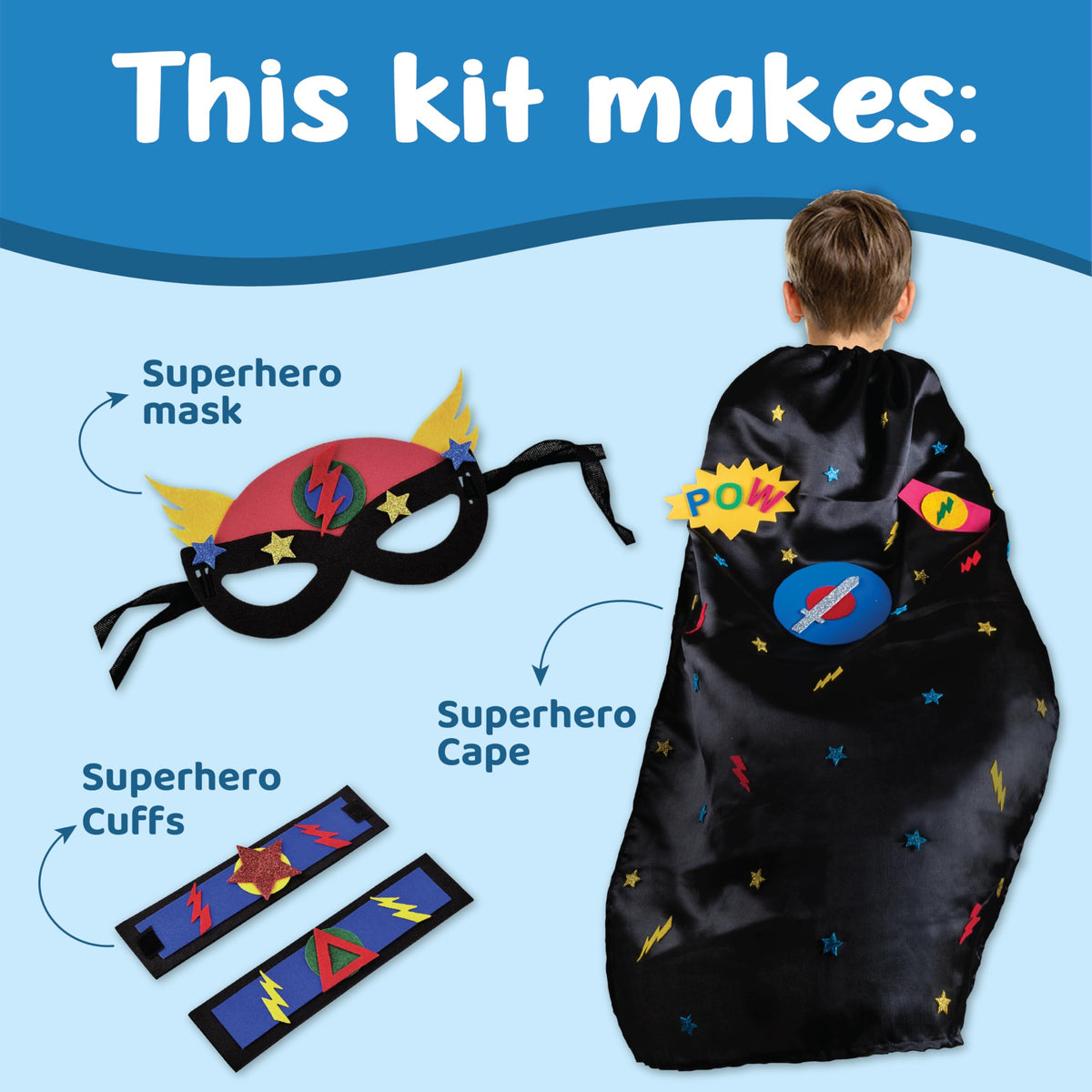 Superhero Dress Up Craft Kit B928465