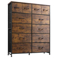 12 Drawer Fabric Dresser Storage Chest M752