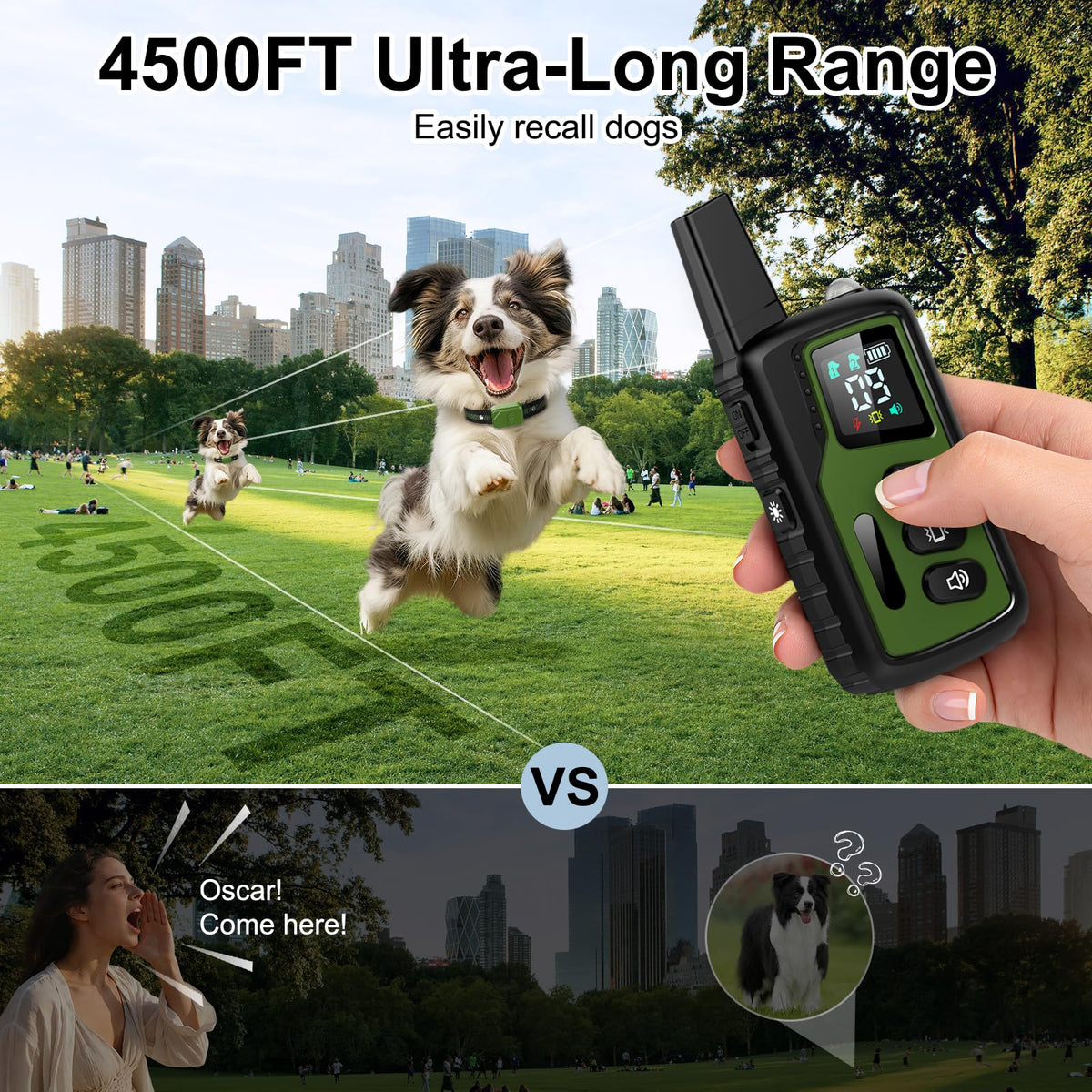 IP68 Waterproof Dog Training Collar with Remote I49600