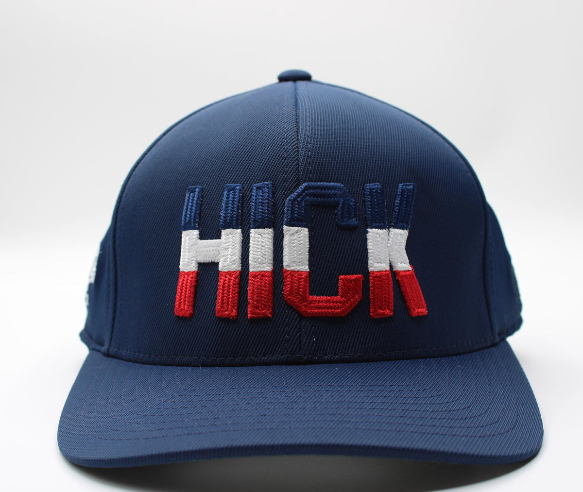 Navy Blue Cotton Blend Adjustable Snapback Baseball Cap A466560