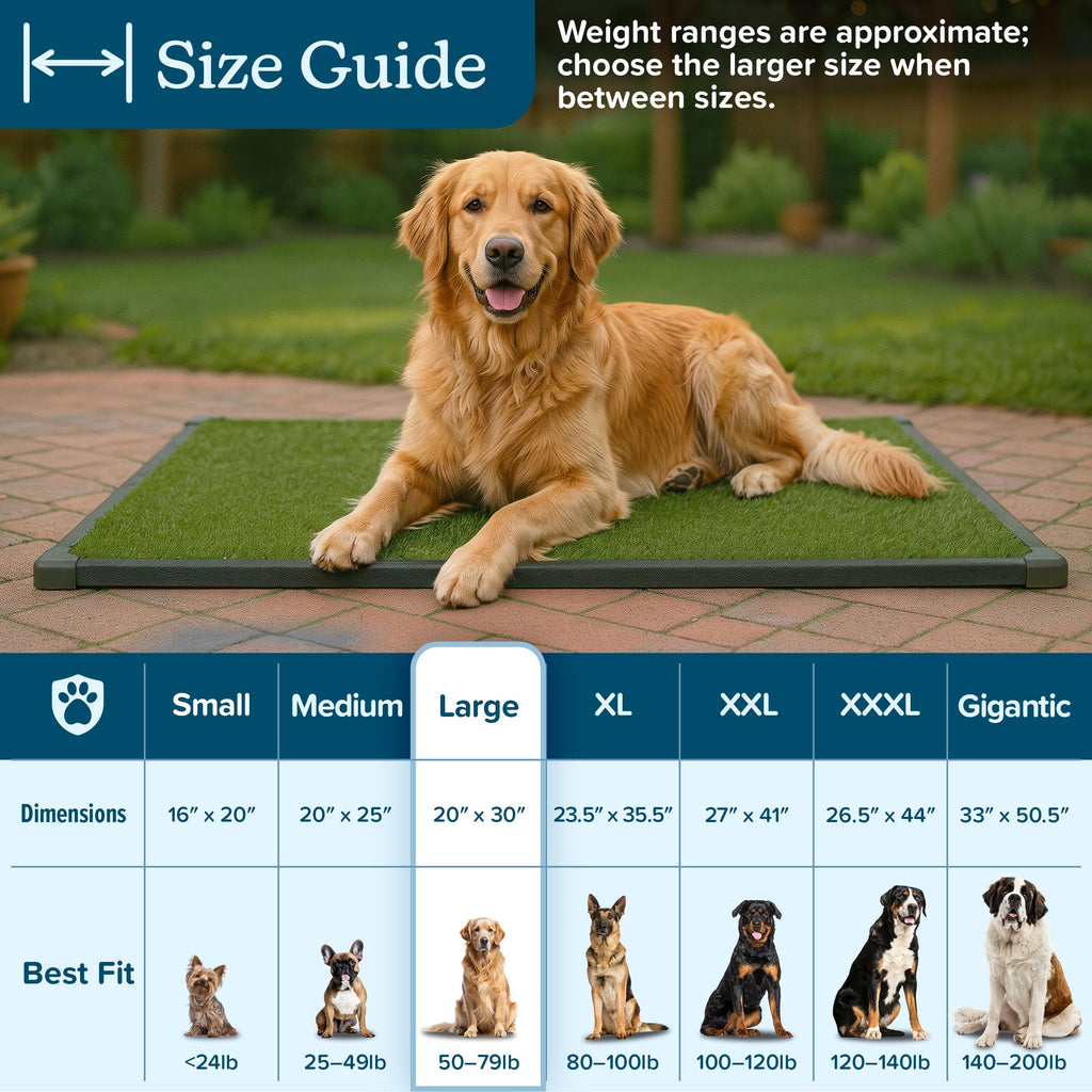 Artificial Grass Puppy Pee Pad with Tray B7140