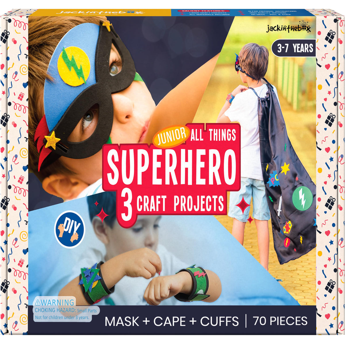 Superhero Dress Up Craft Kit B928465